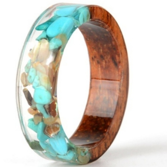 Jewelry - Handmade Resin and Wood Ring